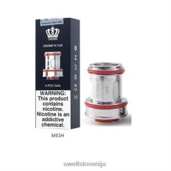 Uwell Ljubljana Z0FPJ184 un2 dvojna mreža 0,23ohm | UWELL CROWN 4 nadomestne tuljave (4-paket)